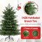 Green PVC PE 5ft Artificial Christmas Tree with 200 LED Lights